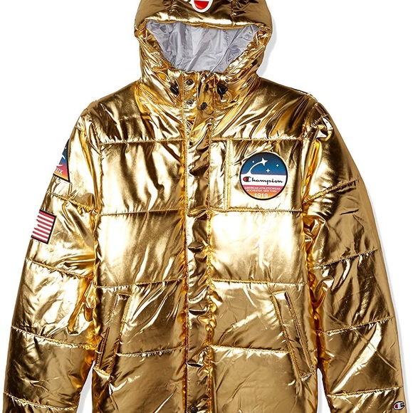 champion jacket gold